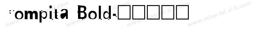 Compita Bold字体转换